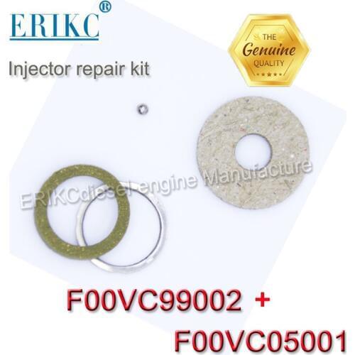 F00VC99002 Common Rail Injector Repair Kits Steel Ball Repair Kits F00VC05001 Valve Kits for 120 Series Injector Diameter=1.34mm