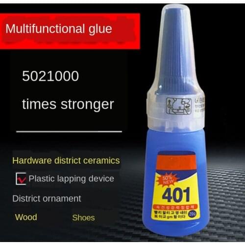 401 Rapid Fix Instant Fast Adhesive Bottle Stronger Super Glue Multi-Purpose Handmade Jewelry Stone Quick Dry Universal Glue Hot