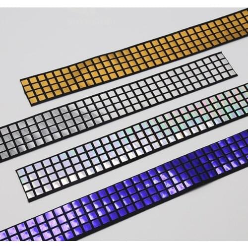 3.8 cm laser/reflective film Elastic Ribbon Clothing Bags Trousers Elastic Webbing 5CM DIY Sewing Accessories rubber band