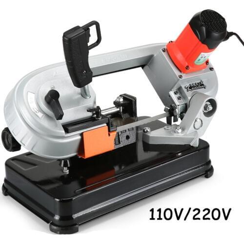 Multi-function Variable Speed Saw Mini Metal / Woodworking Band Saw Household Electric Cutting Machine DLY-100