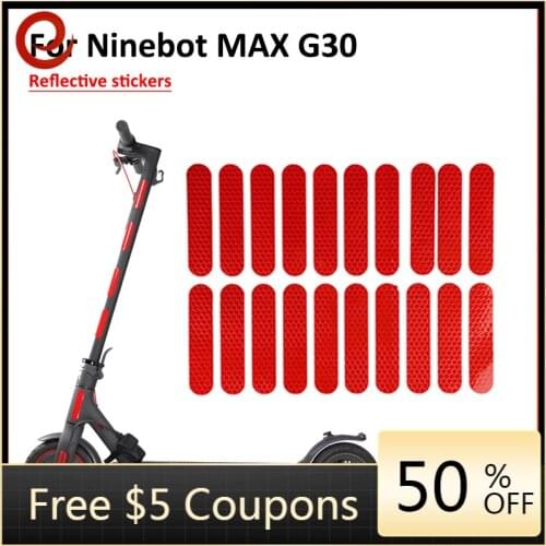 Body Reflective sticker for Ninebot Max G30 M365 kickscooter Electric Scooter Multi-functionsafe Warning Stickers Accessories