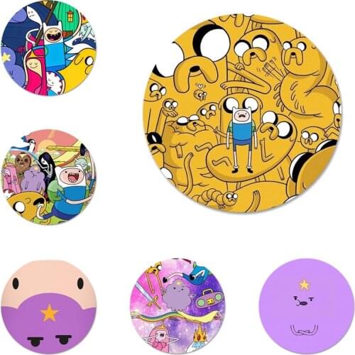 Adventure time Beemo BMO Jake Finn Lumpy Badge Brooch Pin Accessories For Clothes Backpack Decoration gift