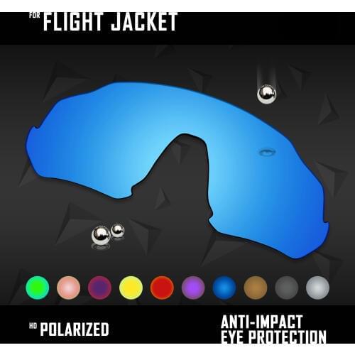 OOWLIT Lenses Replacements For Oakley Flight Jacket Sunglasses Polarized - Multi Colors