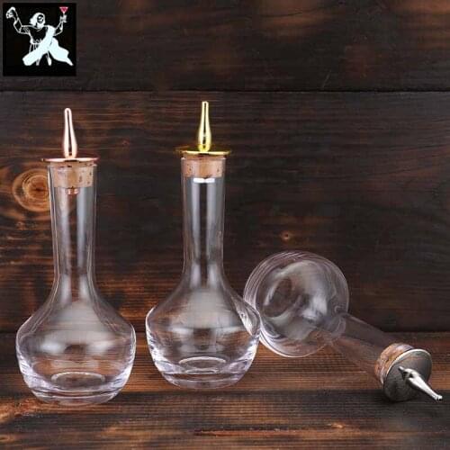 1 Pcs 85ml Glass Spray Bitter Dropper Bottle Glass Bottle Cocktail Bitters Bottle Bar Tools