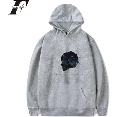 Tops Aikooki New Detroit Become Human Hoodies Game Print Spring Women Regular Sweatshirts Fashion Hoodies Casual Clothes Plus Si