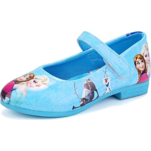 Disney frozen Casual Shoes girls 2021 springtime new style elsa and Anna princess soft cartoon shoes Europe size 26-36