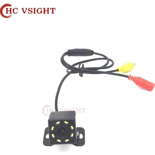 Universal Car Rear View Camera 8LED Night Vision Reversing Auto Parking Assistance Monitor CCD Waterproof Wide Degree HD Video