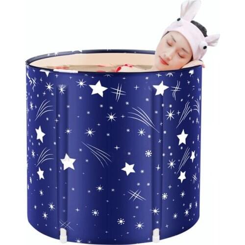 Bath bucket folding household automatic heating bath bucket bathing whole body bathtub bath bucket with heating