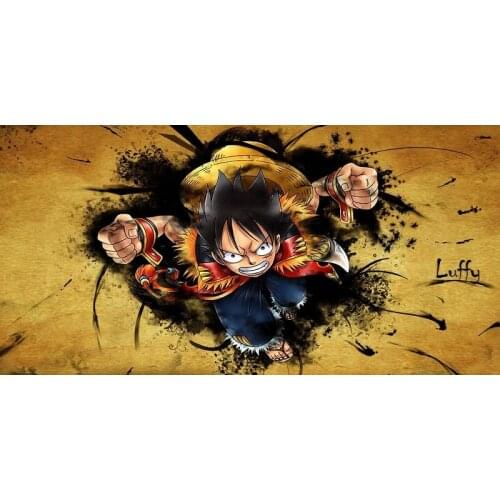 Cartoon Bath Towel One Piece Luffy Printed Microfiber Beach Towel erviette de plage toalha Drying Sport Travel Towels 70x140cm