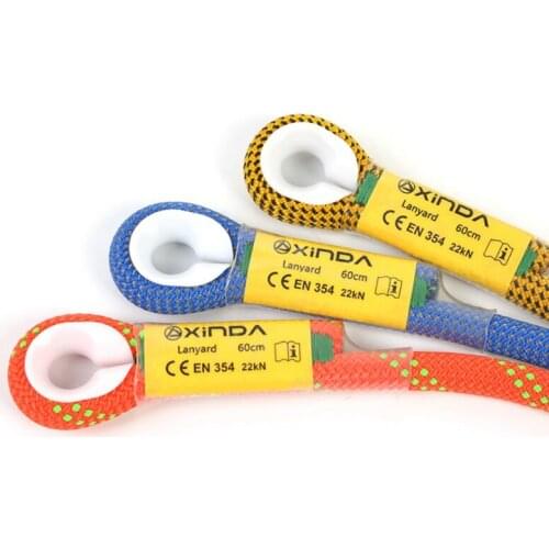 10.5mm Rock Climbing Rescue Lanyard Protective Eye-to-eye Sling Loop Rappelling Rope Mountaineering Accessories c2