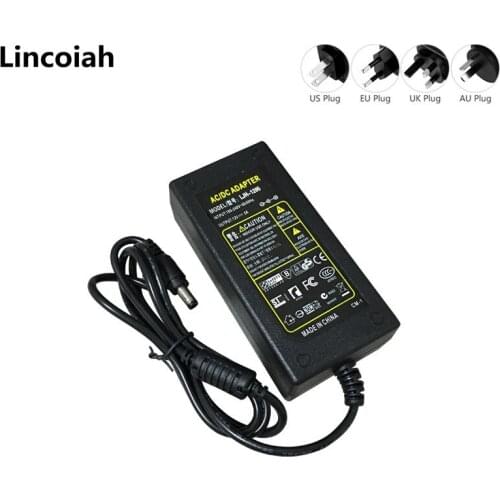 110V-220V AC To 12V DC 5A Power Adapter Transformer Power Supply Plug Converter for Pandora Box Arcade Game Console and More