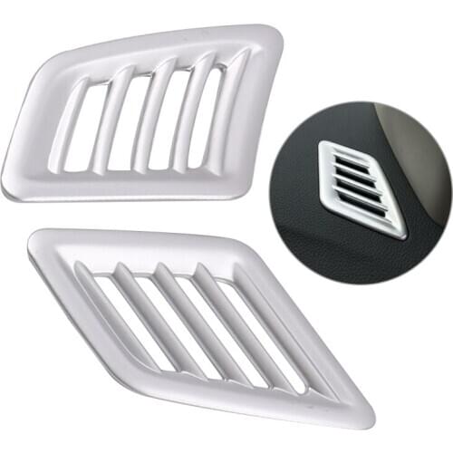 2pcs Chrome Car Side Air Vent Outlet Cover Trim Frame Styling Fit For Nissan Sentra 2016 2017 2018