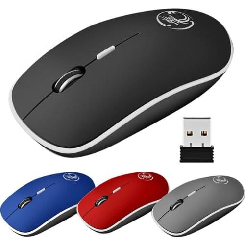 80% Off Ergonomic 2.4GHz Wireless Mouse Mute Optical Wireless Bluetooth Mouse Gaming Mouse For PC Laptop 4 Keys mouse gamer