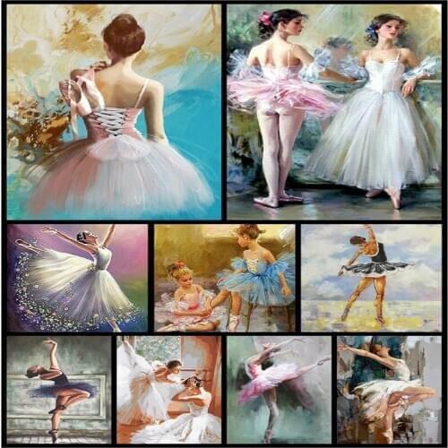 5D diamond painting mosaic ballerina woman diamond embroidery portrait cross stitch diamond diamond embroidery Christmas decorat
