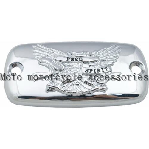 Aluminum Brake Master Cylinder Cover Pump Cover Hydraulic Reservoir Cap for Shadow 400/700/1100 Steed 400/600 Magna 250/750