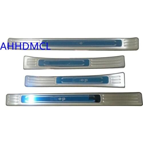 Car Welcome Pedal Threshold Strip Door Sill Strip For Grand Commander 2018 2019 2020