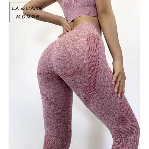 Seamless Leggings High Waisted Hip Yoga Pants Sport Tight Pants Leggings Slim Sport Women Fitness Gym Legging Running Tights