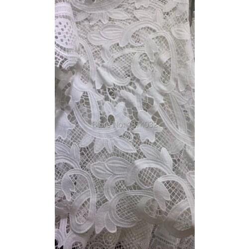 Big heavy onion African Guipure lace very neat embroidery Nigerian cord lace fabric with strong stones high quality 5 yards