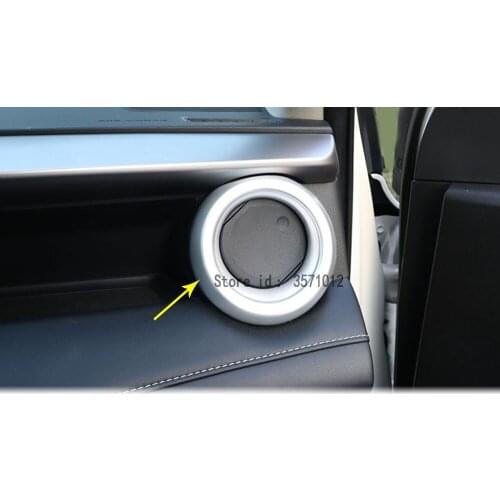 ABS Chrome Air Conditioner Vent Outlet Garnish Cover Decoration Interior Accessories Frame Trim For Toyota RAV4 2016 2017 2018