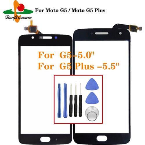 For Motorola Moto G5 XT1672 XT1676 Touch Screen Digitizer Panel For Moto G5 Plus G5Plus XT1687 XT1684 LCD Front Glass Sensor