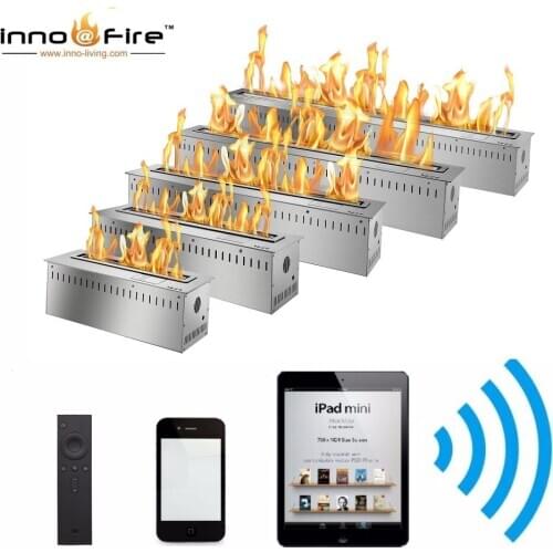 Inno-Fire 72 inch indoor electric fireplace remote fire place burner