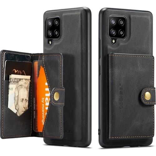 Magnetic Case For Samsung Galaxy A72 A52 A42 A32 A22 A12 A71 A51 5G Leather Sheets Card Wallet Bag Magnet Car Holder