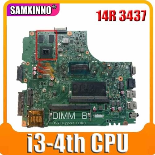 Original Laptop motherboard For DELL Inspiron 14R 3437 5437 I3-4010U SR16Q Mainboard CN-0G9PCH 0G9PCH 12314-1 N14M-GE-S-A2