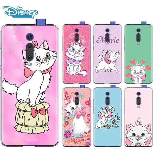 Disney cute Marie Cat For Xiaomi Redmi 9I 9T 9A 9C 9 Prime 8A 8 7A 7 6A 6 5 5A 4X PRO Plus Transparent Soft Phone Case