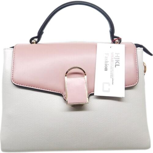 Pink Patchwork Women Bag Genuine Leather Ladies Handbags Real Leather Crossbody Bag Messenger Bags Shoulder Fashion