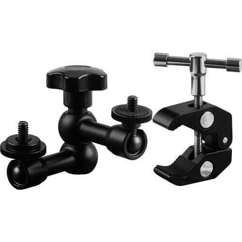 7 inch Articulating Friction Magic Arm Drill Free for TPCAST ,For HTC VIVE/VIVE Pro Base Station lightinghouse ,Articulating Fr