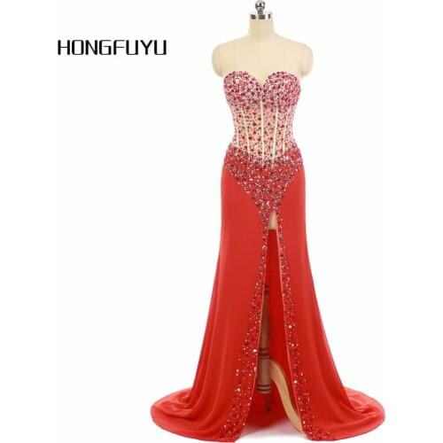 Chiffon Vestidos De Noche Beaded Prom Dress Sweetheart Floor Length Long Prom Dresses 2021 Vestido De Festa z112601