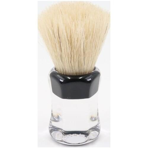 Yaqi Defect Handle Special Offer 22mm Synthetic Hair White Resin Handle Shave Brush Man