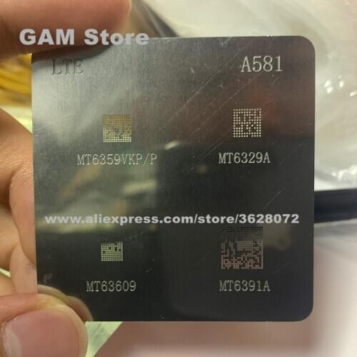 MT6360P MT6359VKP MT6391A MT6392A MT6359P Power IC BGA Stencil Reballing Tin Plant Net Solder Rework Heat Template A581