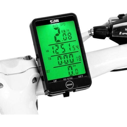 Bicycle computer Wired Wireless English Luminous Outdoor Mountain Bike Speedometer Biking Bike Odometer Cycling Code Table