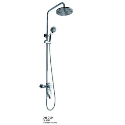 Premium bathroom copper plating high - grade rain shower rain shower set water - saving shower set