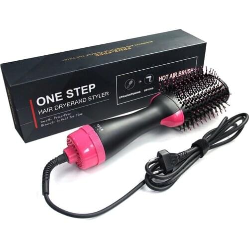 Woman Hair Combs Brush Curling Hairbrush Devices Tools Hairdressing Dryer Professional Rotating Hairdryer Electric Anti Static