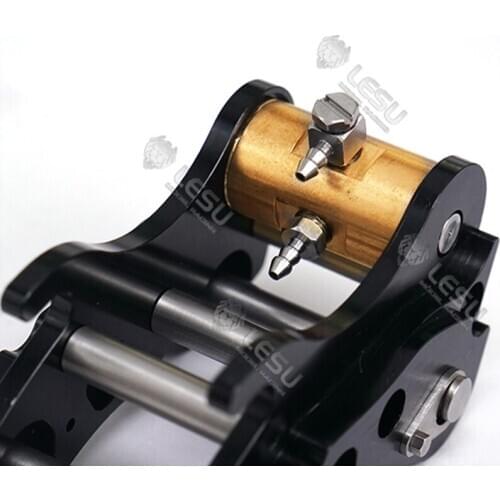1/14 Rc LESU Digging Mechanical Toy Model AC360 Excavator Arm Hydraulic Fitting Cylinder Quick Release Installation Adapter