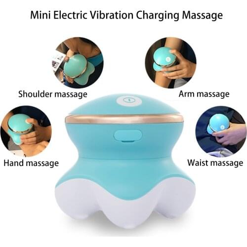 Wireless Mini Electric Handheld Massager Full Body Waist Neck Head Portable Vibration Massager USB Health Care Tool New