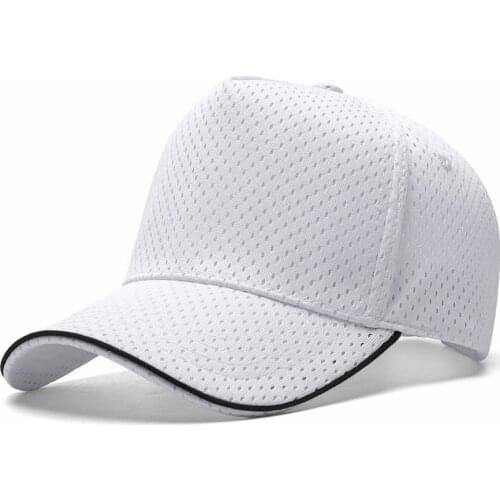 Adult Summer Outdoors Breathable Sun Caps with Holes Lady Trucker Cap Big Head Man Women Plus Size Baseball Hat 56-60cm 60-65cm