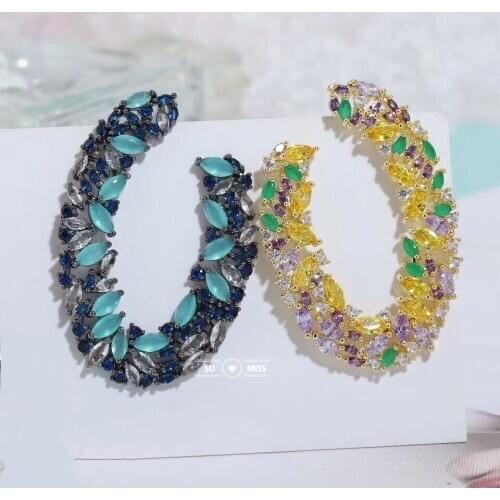 Europe and the United States prickly personality big earrings earring jewelry Korea women nightclub party exaggerated earrings