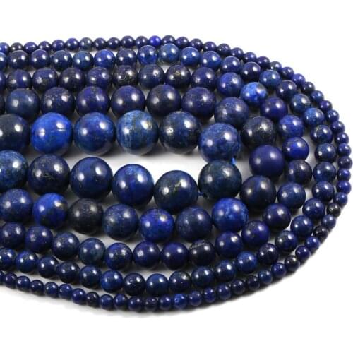 Natural Stone Beads Round Shape Dyed Gold Ball Beads for Jewelry Necklace Bracelet Making Size 4mm / 6mm / 8mm / 10mm / 12mm