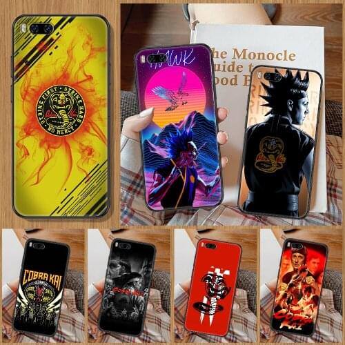 Cobra kai tv Phone Case For Xiaomi Mi Note 8 9 10 11 9T 10T A3 Lite Pro Ultra black luxury shell soft Etui 3D cover pretty