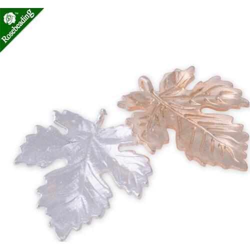 10cps 38x31mm Diy Handmade Alloy/Metal leaf DIY,Alloy leaves charm,Leaf Accessories Wholesale