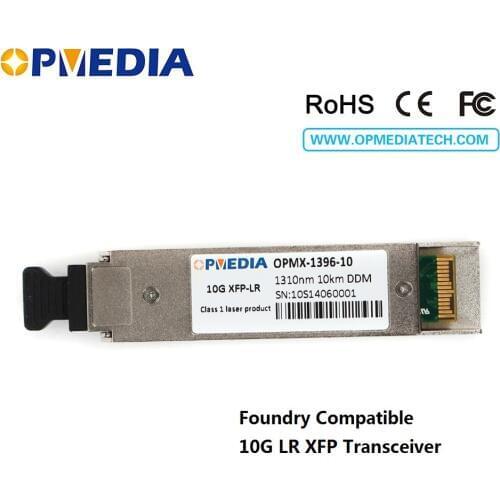Foundry compatible 10GBASE-LR,10G 1310nm 10KM XFP transceiver,duplex LC connector,DDM function optical module