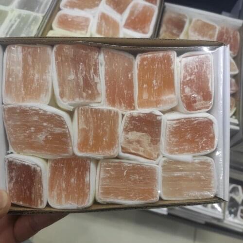 A box Natural Yellow Selenite Crystal Stick Chips Gypsum Quartz Rough Minerals Reiki Specimen Point Healing Stone DIY Gifi