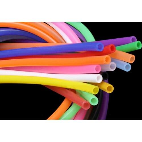 ID 8mm OD 10mm Food Grade Silicone Tube Tubing High Temperature Hose Water Pipe White Red Green Blue Transparent Yellow Black