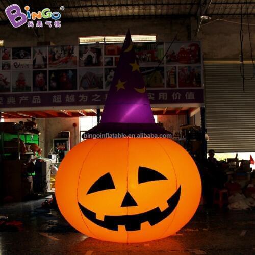 Customized 3.5m height halloween inflatable pumpkin / halloween pumpkin inflatable model toys