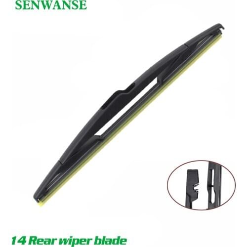 Senwanse 14" Rear Wiper Blade For Renault Laguna Grandtourer 2008 Onwards Windshield Rear Windscreen wiper Car Accessories