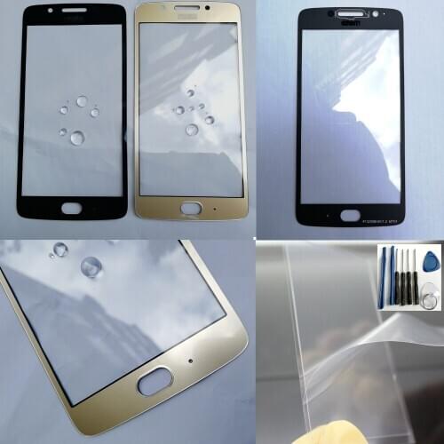 Shyueda 100% New + OCA Tool For Motorola Moto G5 XT1670 XT1671 XT1672 XT1673 XT1674 XT1675 XT1676 Outer Front Screen Glass Lens