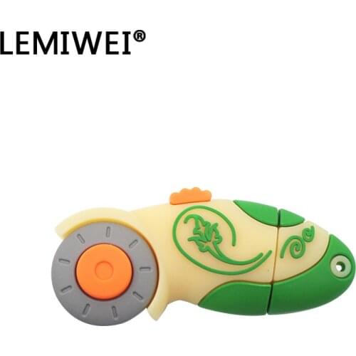 USB 2.0 Sewing machine Memory Stick Pendrive 64GB 32GB Lovely Cartoon Ruler USB Flash Drive 16GB 8GB 4GB Mini U Disk